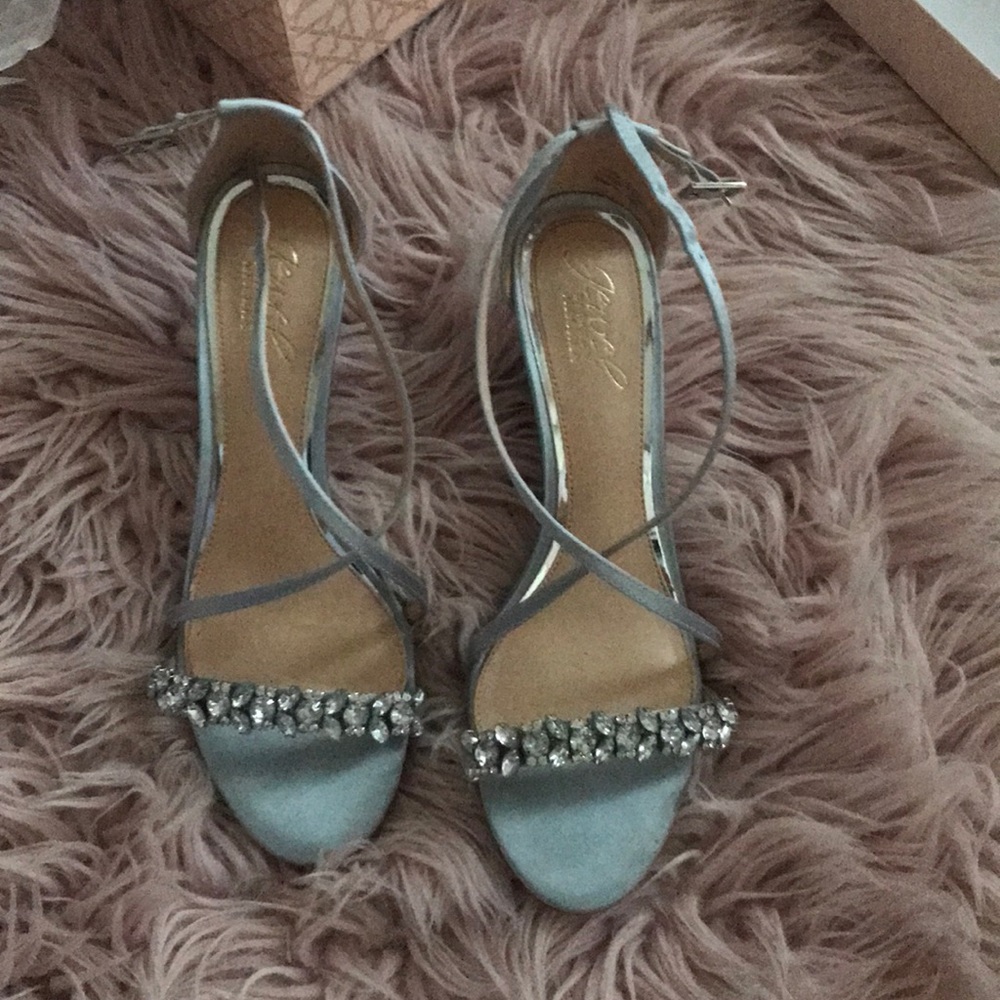 Jewel Badgley Mischka wedding formal shoes
